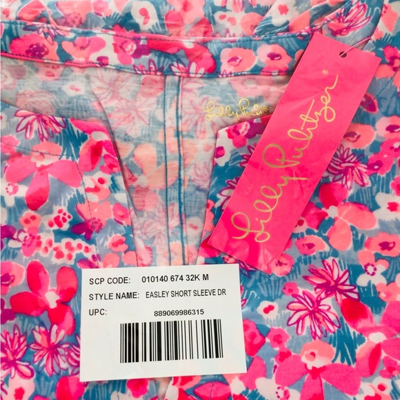 Lilly Pulitzer Easley T-Shirt Dress Aura Pink Baby Bloomer NWT In Package - Picture 10 of 10